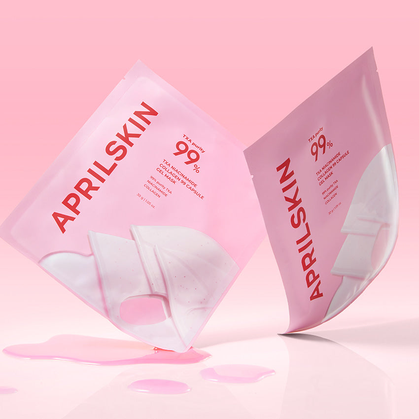 APRILSKIN TXA Niacinamide Collagen 99 Capsule Gel Mask 30g X 4ea