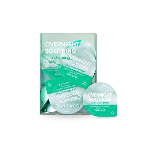 BANILA CO Overnight Soothing Cica Sleeping Mask Travel Kit 4g X 12ea