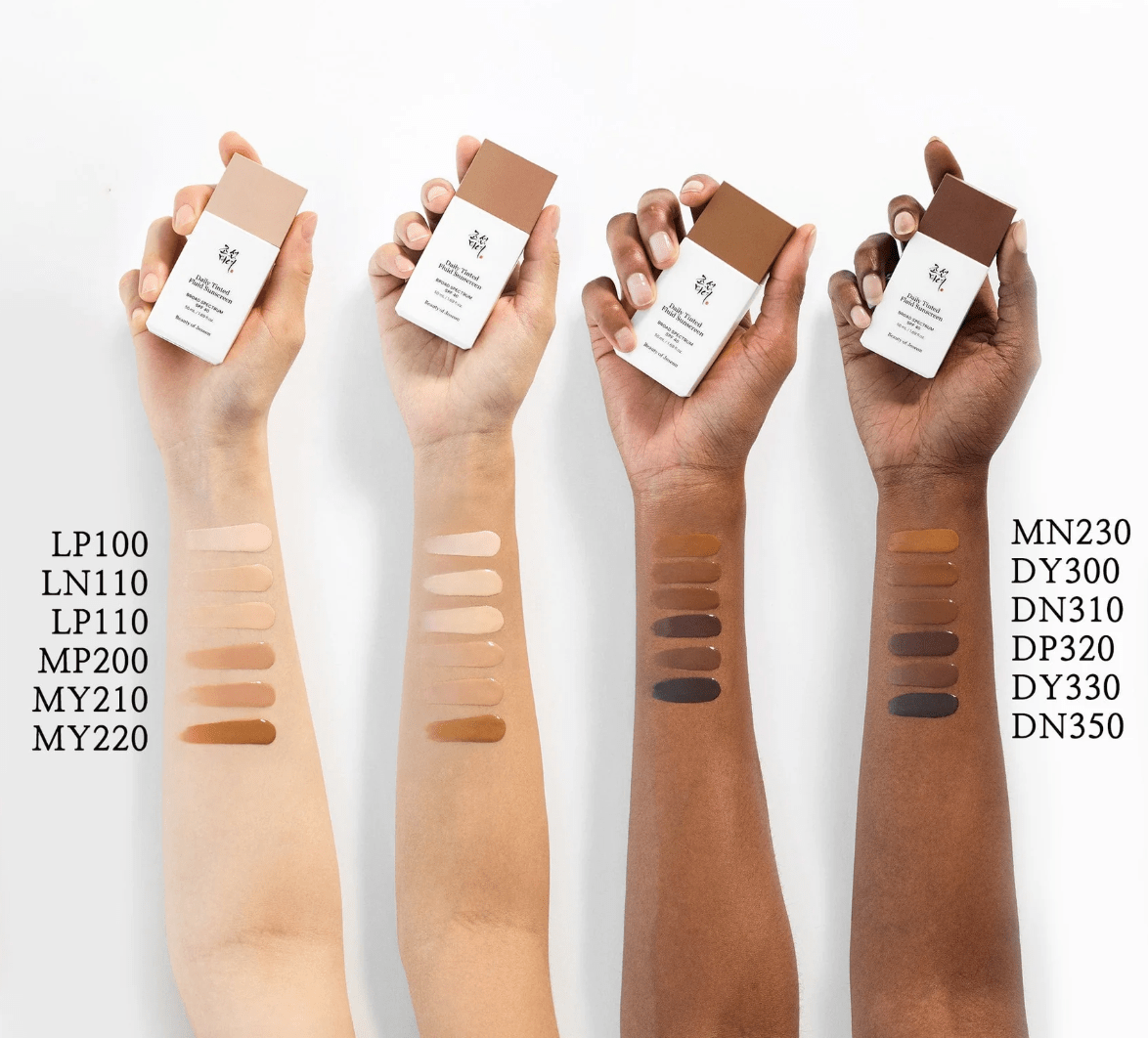 [Beauty of Joseon] Daily Tinted Fluid Sunscreen SPF50+ PA+++ 50ml - JOSEPH BEAUTY