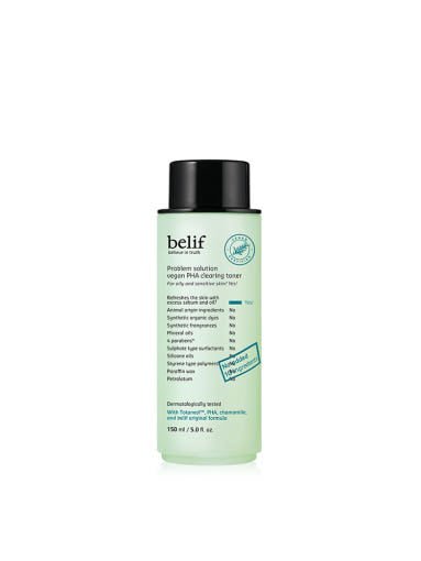 belif Problem Solution Vegan PHA Clearing Toner 150ml - JOSEPH BEAUTY