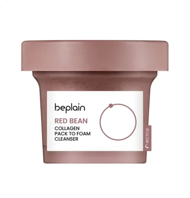 beplain Red Bean Collagen Pack To Foam Cleanser 100ml