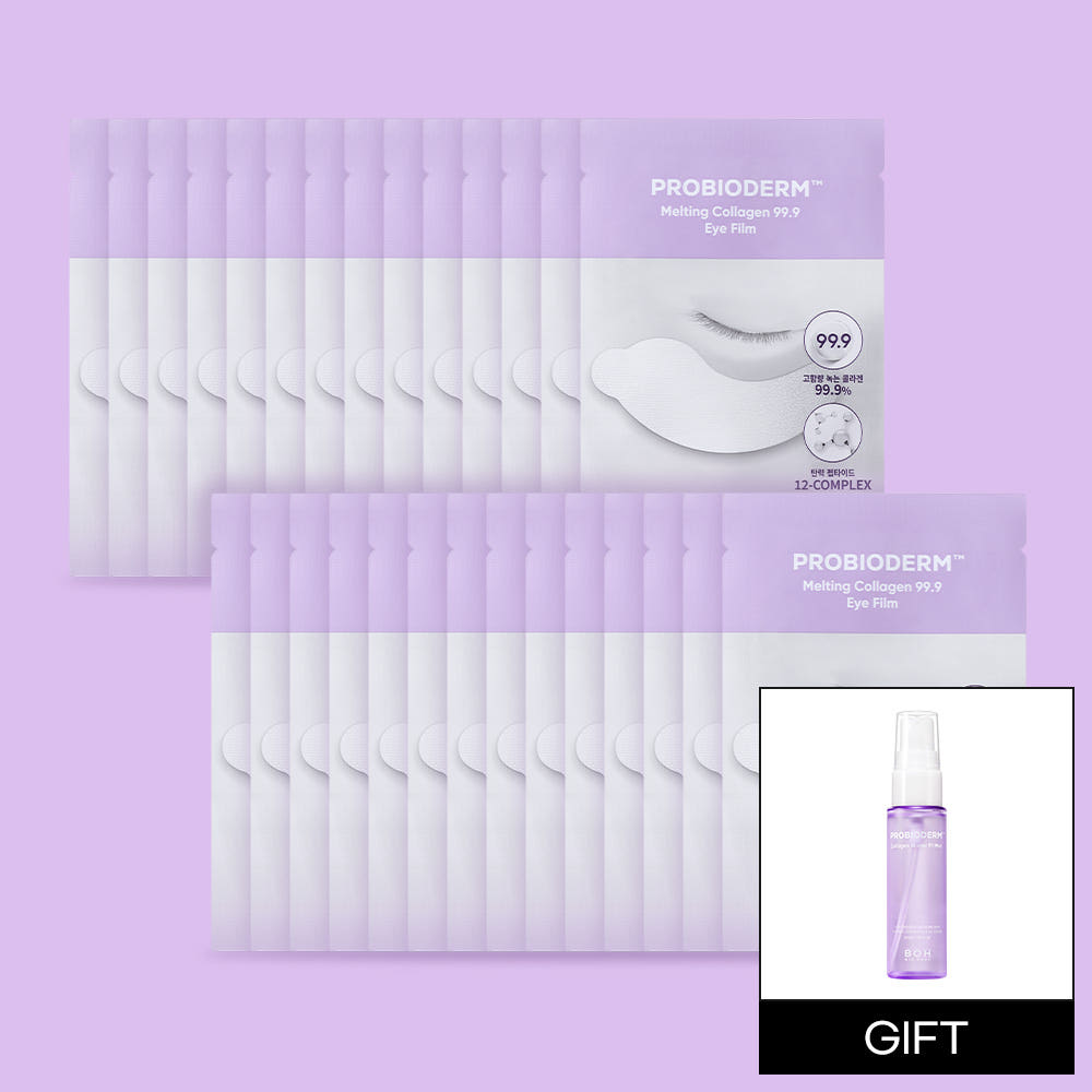 [BIO HEAL BOH] Probioderm Melting Collagen 99.9 Eye Film 28 Sheets (+Collagen Water Mist 30ml) Set