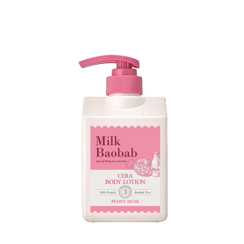 BIOKLASSE MILK BAOBAB CERA Body Lotion 600ml #Peony Musk