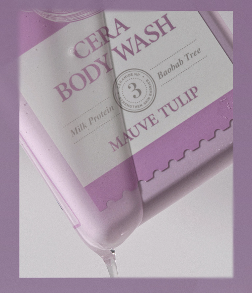 BIOKLASSE Milk Baobab Cera Body Wash 1200ml #Mauve Tulip