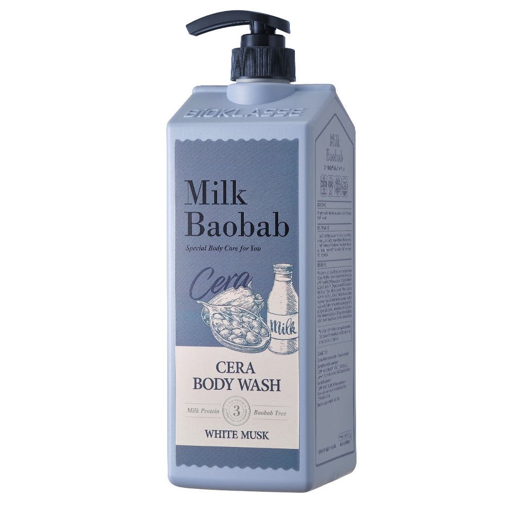 BIOKLASSE MILK BAOBAB CERA Body Wash 1200ml White Musk - JOSEPH BEAUTY