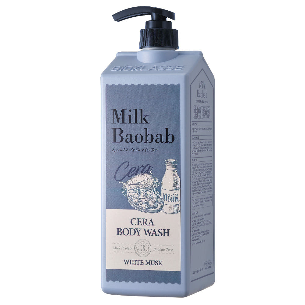 BIOKLASSE MILK BAOBAB CERA Body Wash 1200ml #White Musk