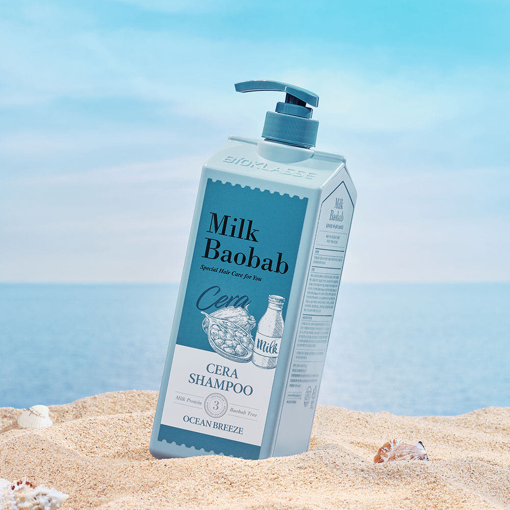 BIOKLASSE MILK BAOBAB CERA Hair Shampoo 1200ml #Ocean Breeze