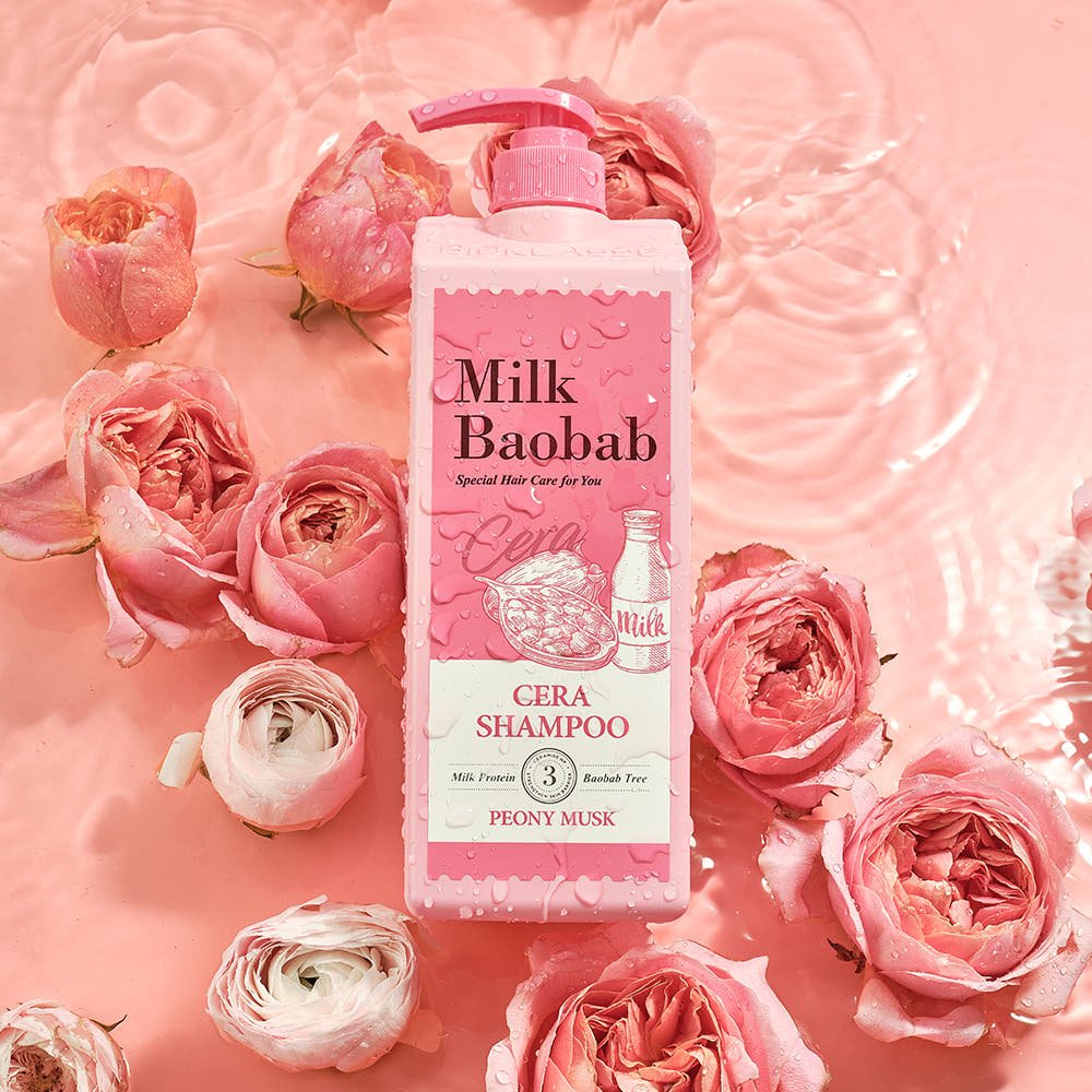 BIOKLASSE MILK BAOBAB CERA Hair Shampoo 1200ml Peony Musk - JOSEPH BEAUTY