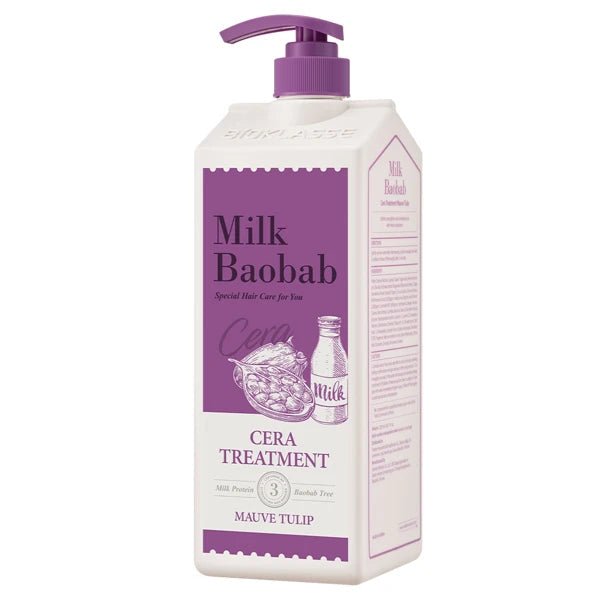 BIOKLASSE Milk Baobab Cera Hair Treatment 1200ml Mauve Tulip - JOSEPH BEAUTY