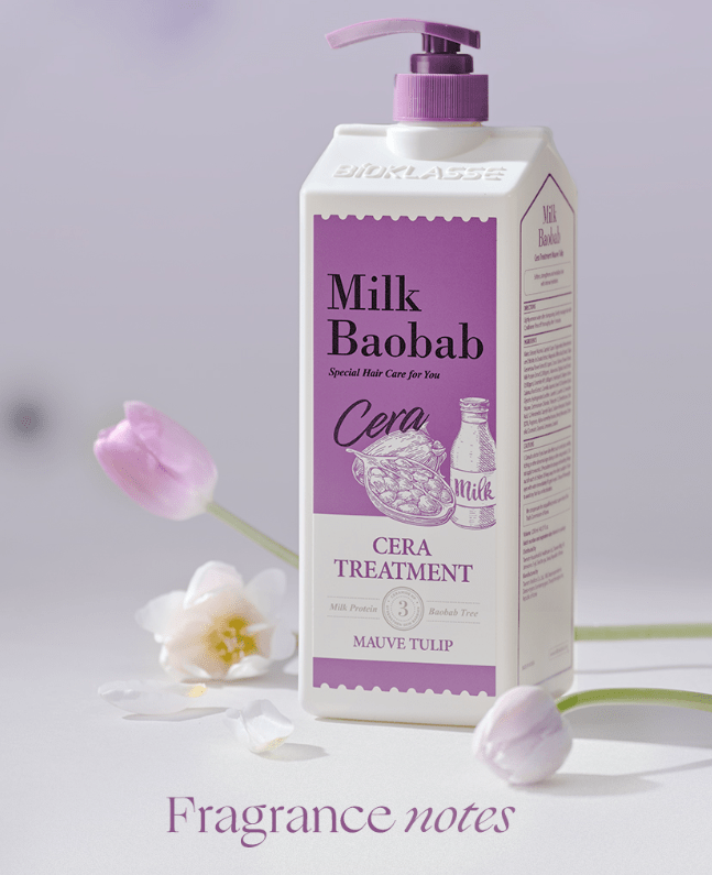 BIOKLASSE Milk Baobab Cera Hair Treatment 1200ml Mauve Tulip - JOSEPH BEAUTY
