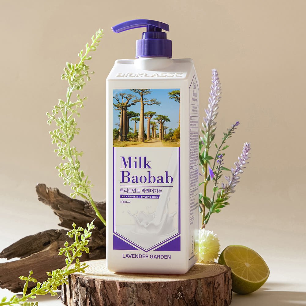 BIOKLASSE MILK BAOBAB Hair Treatment 1000ml Lavender Garden - JOSEPH BEAUTY