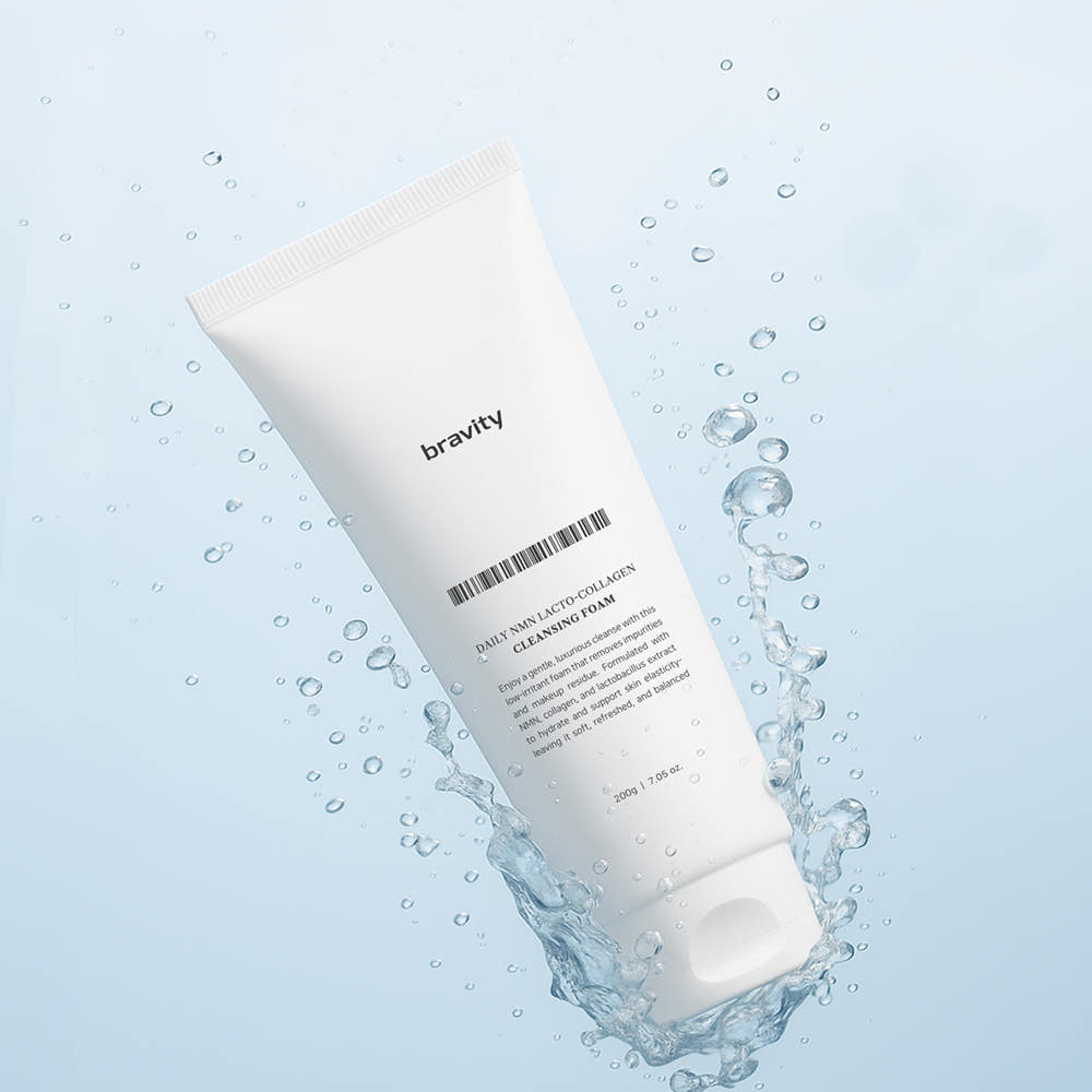 bravity Daily NMN Lacto Collagen Cleansing Foam 200g