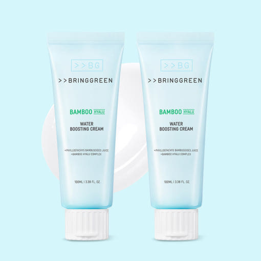 BRINGGREEN Bamboo Hyalu Water Boosting Cream 100ml + 100ml [Double SET]