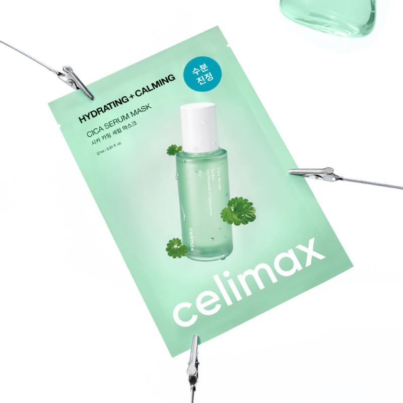 celimax The Real Cica Calming Serum Mask 27ml X 5ea