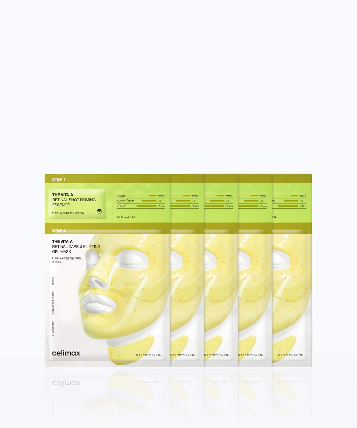 celimax The Vita-A Retinal 2-Step Gel Mask 4ea