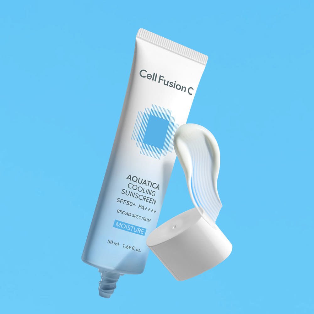 [Cell Fusion C] Aquatica Cooling Sunscreen SPF50+ PA++++ 50ml - JOSEPH BEAUTY