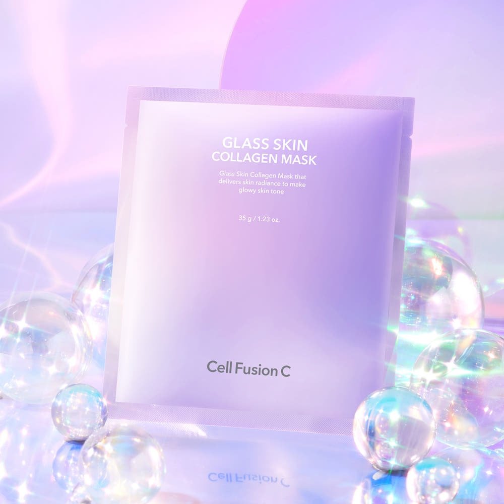 [Cell Fusion C] Glass Skin Collagen Mask Sheet 35g X 5ea - JOSEPH BEAUTY