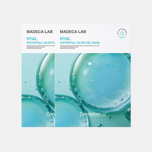 CENTELLIAN24 MADECA LAB Hyal Waterfull Glow Gel Mask 23ml X 5ea