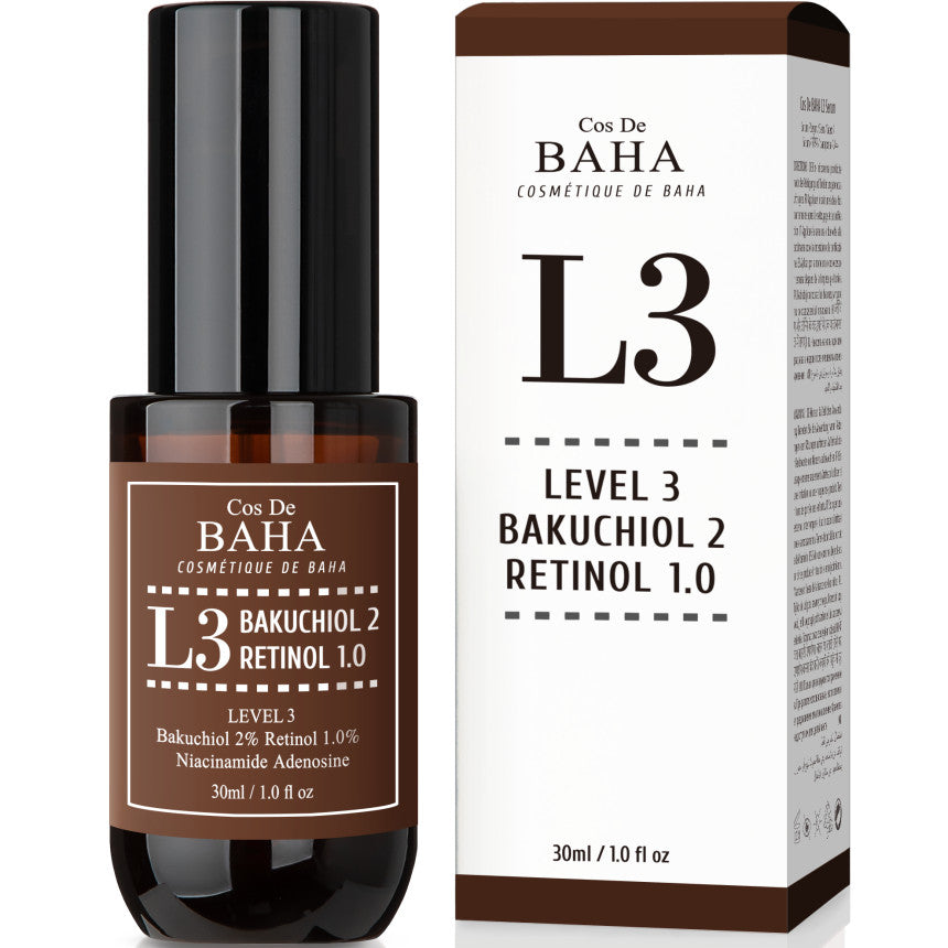 Cos De BAHA L3 Bakuchiol 2% + Retinol 1% Serum 30ml