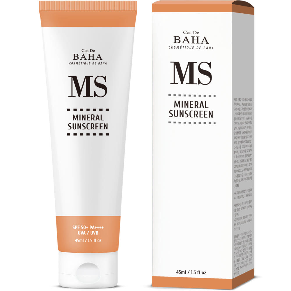 Cos De BAHA MS Hydrating Mineral Sunscreen SPF50+PA++++ 45ml