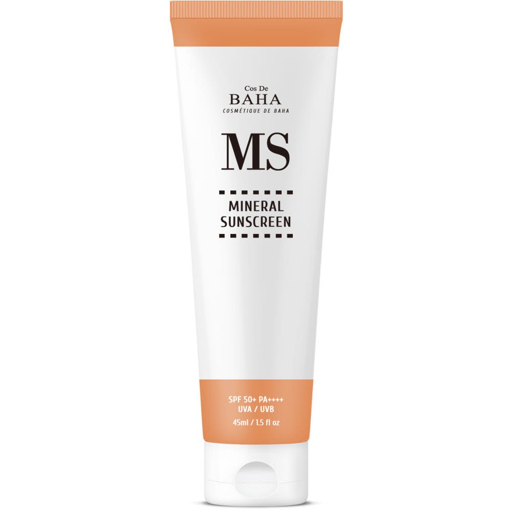 Cos De BAHA MS Hydrating Mineral Sunscreen SPF50+PA++++ 45ml - JOSEPH BEAUTY