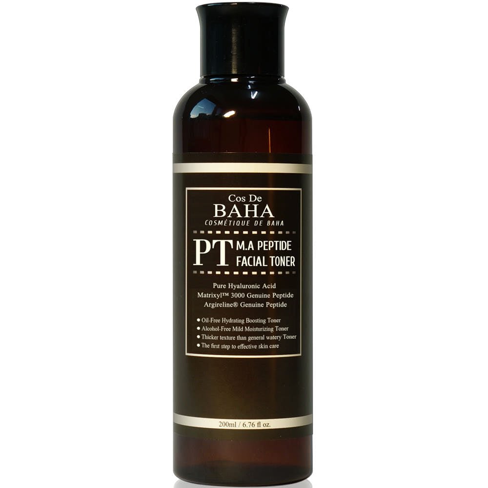 Cos De BAHA PT M.A Peptide Facial Toner (Peptide Complex Facial Toner with Matrixyl 3000 & Argireline) 200ml - JOSEPH BEAUTY