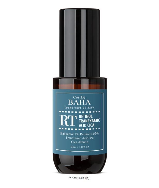 Cos De BAHA RT Retinol 0.02% + Tranexamic Acid & Bakuchiol 2% Serum 30ml