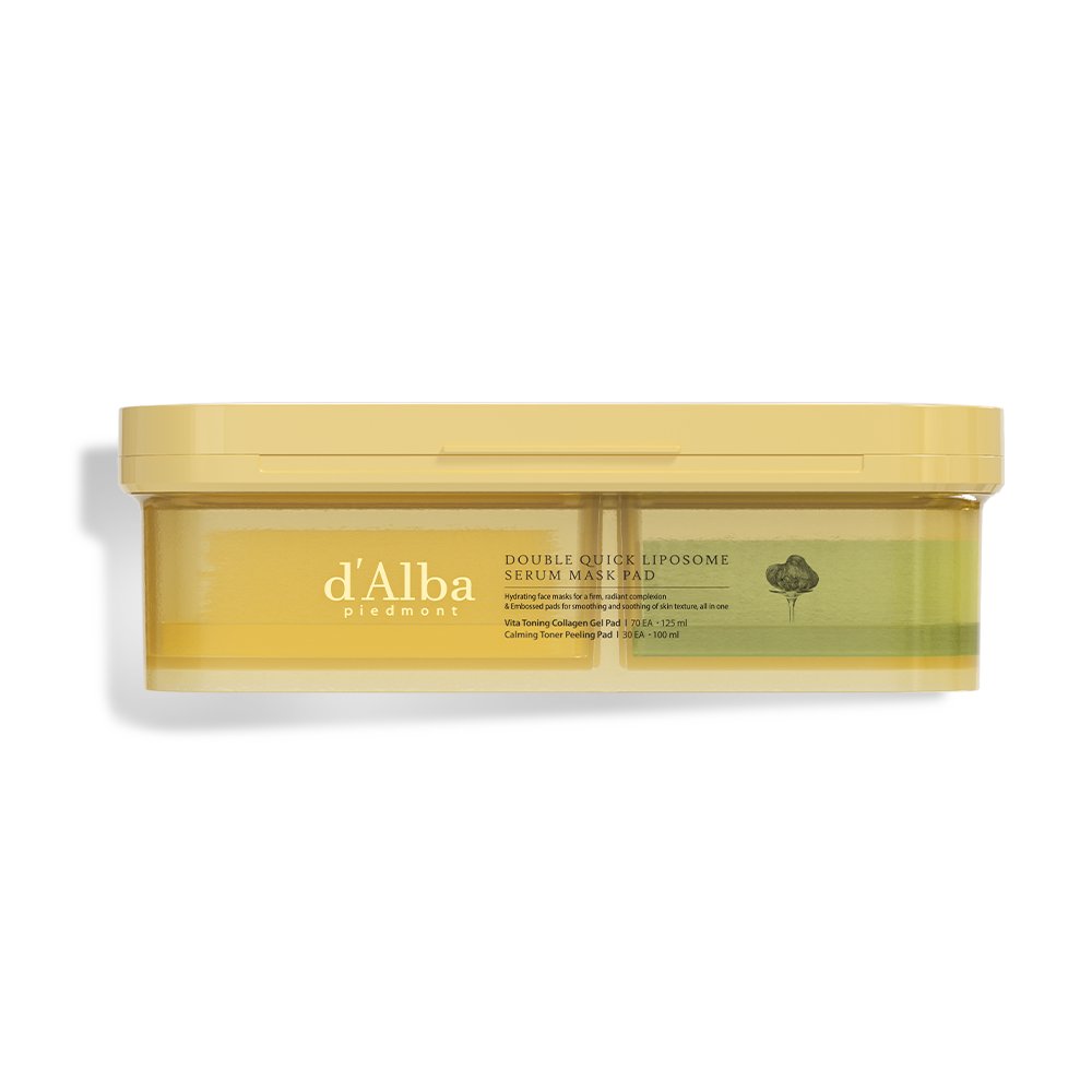 d'Alba Double Quick Liposome Serum Mask Pad 225g jar