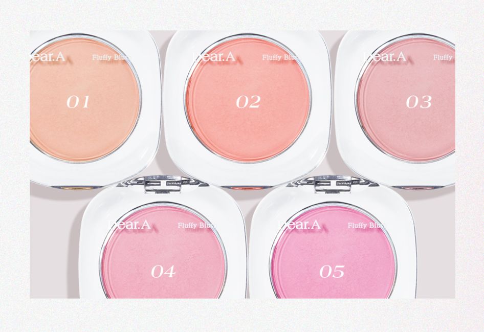 Dear.A Fluffy Blush 4.5g (4colors)