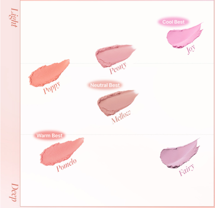[DEAR DAHLIA] Petal Blur Cream Blush 4g (6colors)