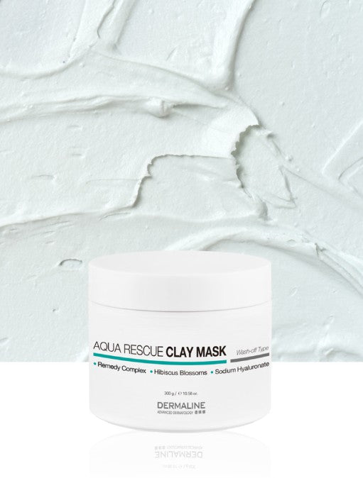 DERMALINE Aqua Rescue Clay Mask 300ml