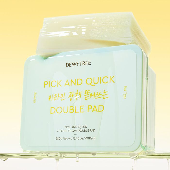 DEWYTREE Pick And Quick Vitamin Glow Double Pad 380g/100ea - JOSEPH BEAUTY