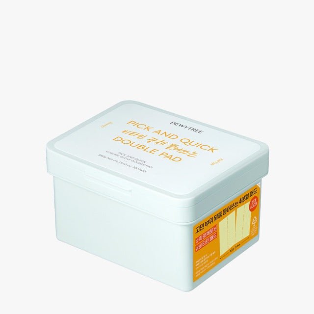 DEWYTREE Pick And Quick Vitamin Glow Double Pad 380g/100ea - JOSEPH BEAUTY