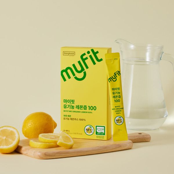Dongkook myfit NCF Organic Lemon 100% 20g X 14ea - JOSEPH BEAUTY