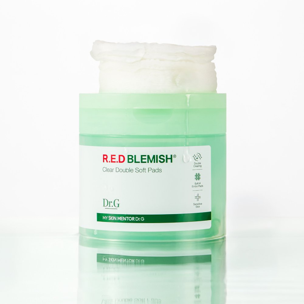 Dr.G Red Blemish Clear Double Soft Pads 130ml/60ea