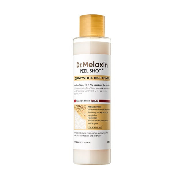 Dr.Melaxin Peel Shot Glow Rice Toner 200ml
