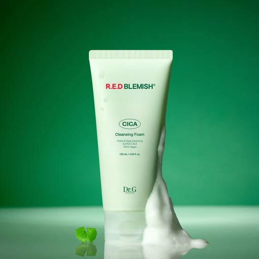 Dr.G RED BLEMISH Cica Cleansing Foam 120ml - JOSEPH BEAUTY