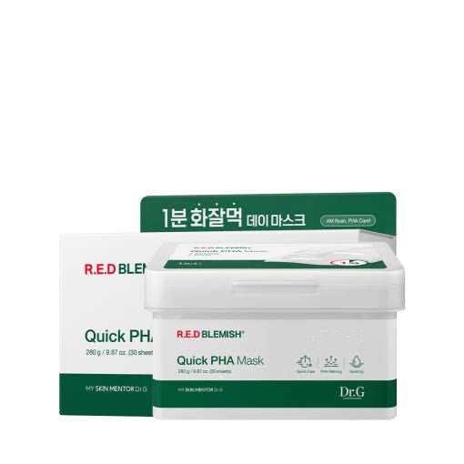 Dr.G RED BLEMISH Quick PHA Mask Sheet 280g/30ea - JOSEPH BEAUTY