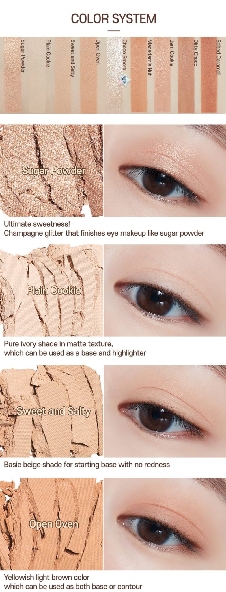 ETUDE Play Color Eyes 9 - Color 7.2g Cookie Chips - JOSEPH BEAUTY