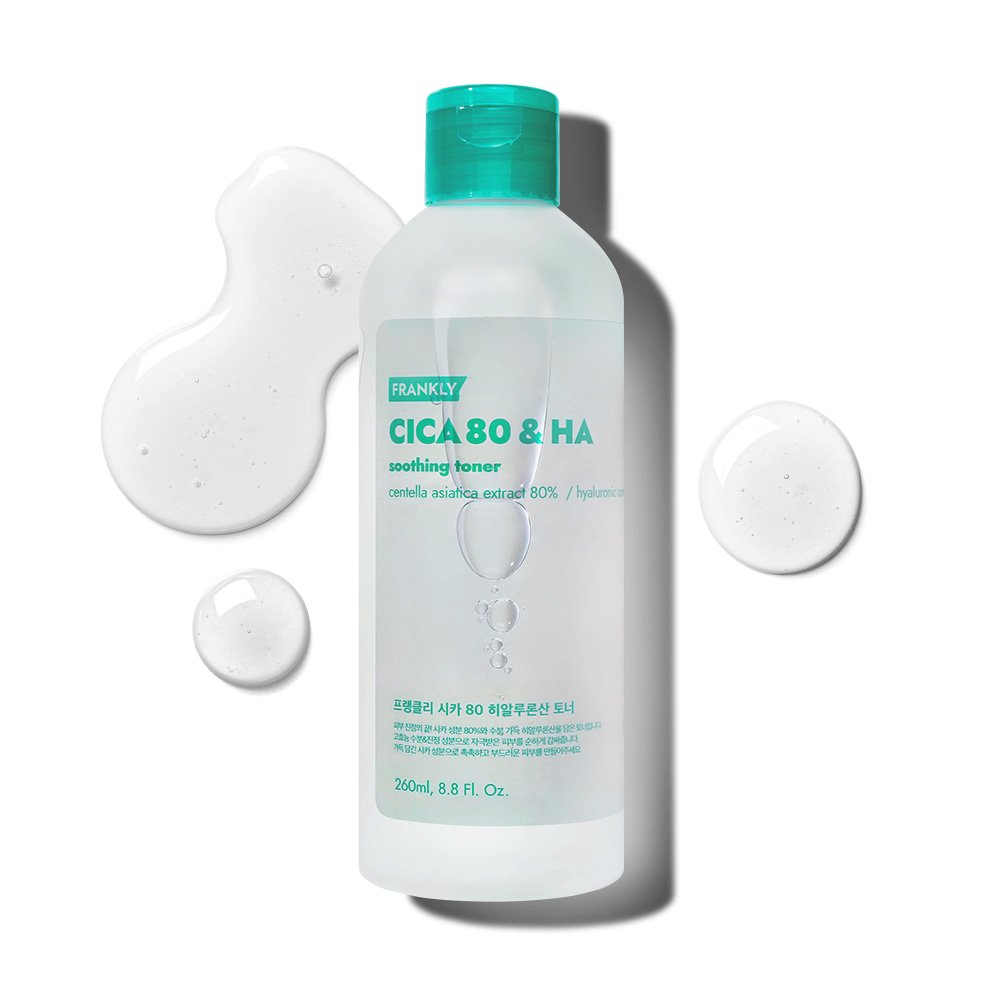 FRANKLY CICA 80 & Hyaluronic Acid Toner 260ml
