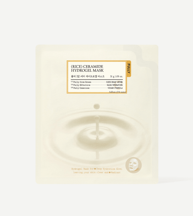 FULLY RICE CERAMIDE HYDROGEL MASK 31g X 4ea - JOSEPH BEAUTY