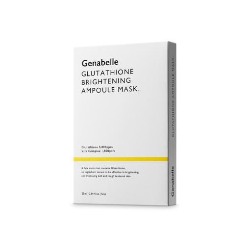 Genabelle Glutathione Brightening Ampoule Mask 25ml X 5ea - JOSEPH BEAUTY