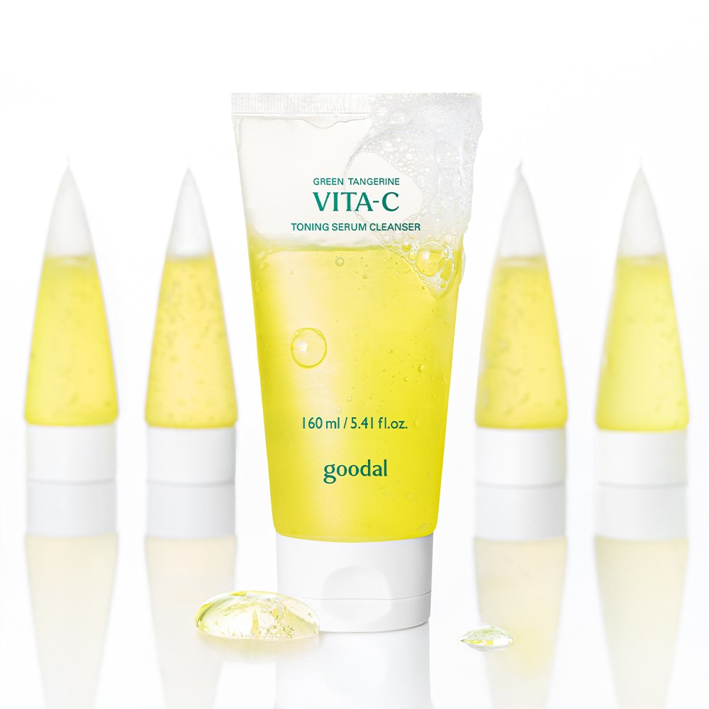 goodal Green Tangerine Vita-C Toning Serum Cleanser 160ml