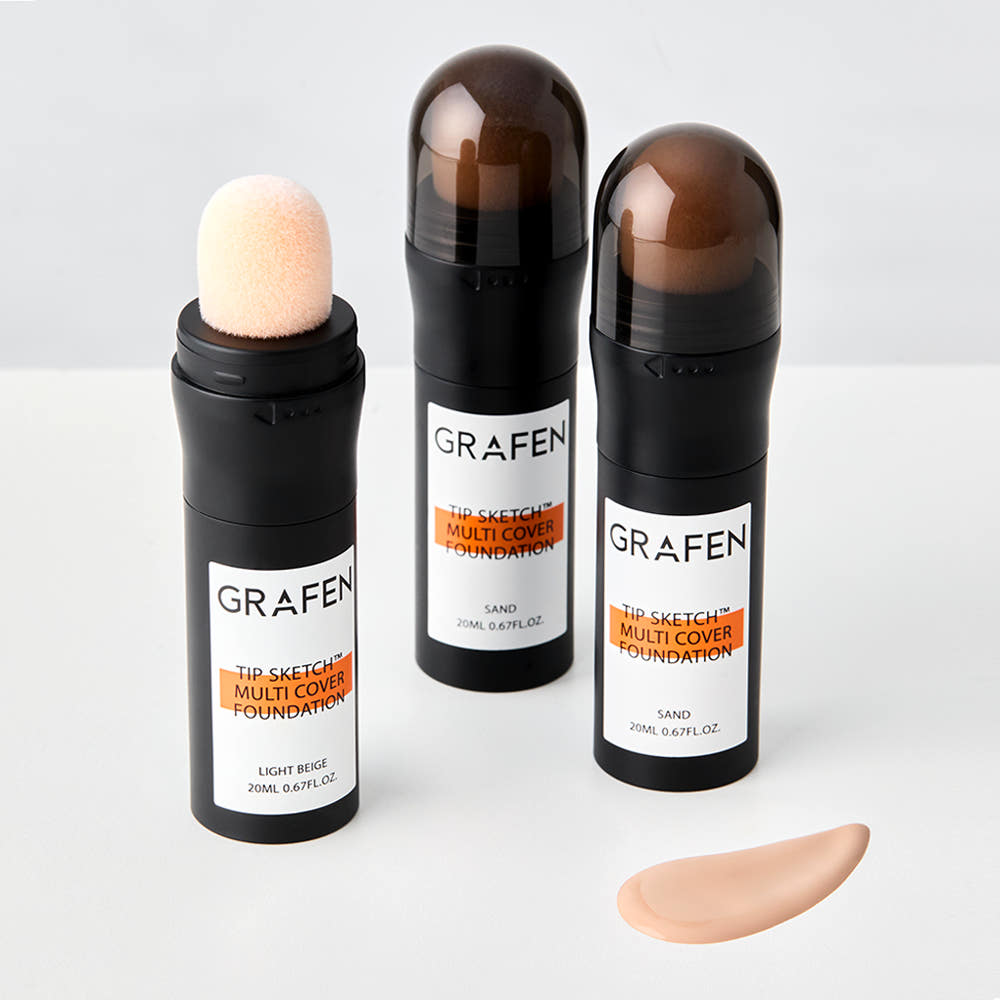 GRAFEN Tip Sketch Multi Cover Foundation SPF+ PA+++ 20ml (2colors)