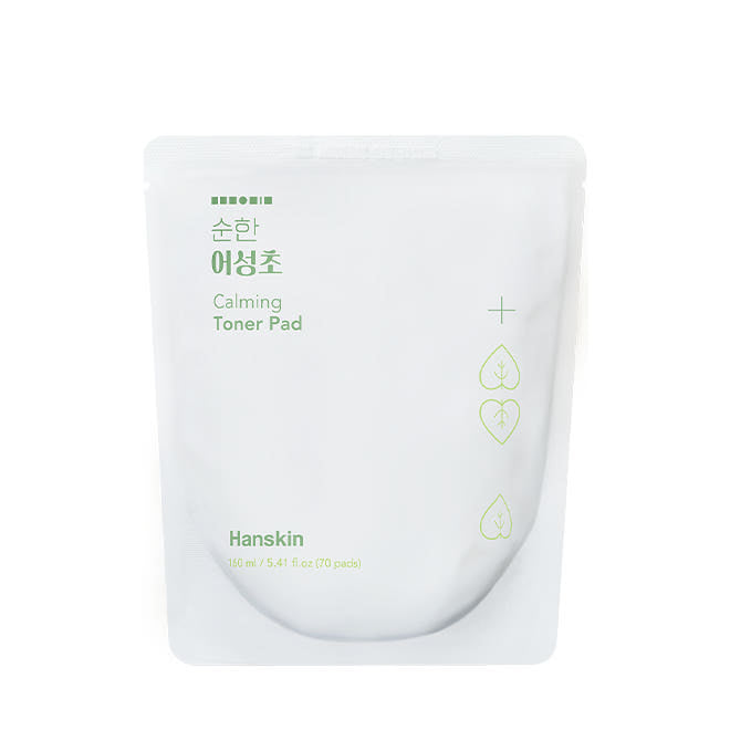 Hanskin Soonhan Houttuynia Claming Toner Pad 160ml/70ea [Refill]