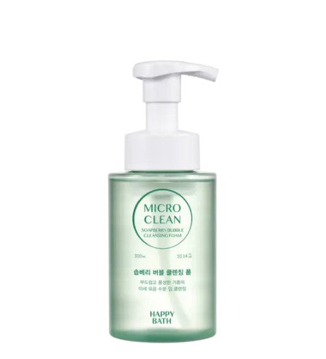 [HAPPY BATH] Micro Clean Soapberry Bubble Cleansing Foam 300ml