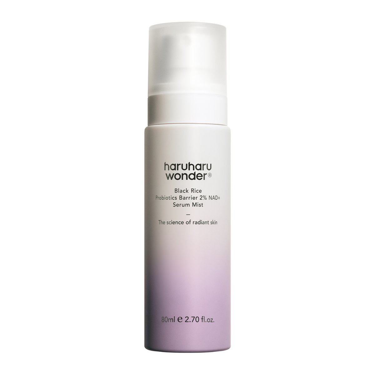 [haruharu wonder] Black Rice Probiotics Barrier 2% NAD+ Serum Mist 80ml