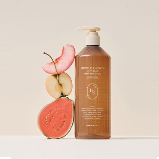HEVEBLUE Salmon Pullkeratin Centella Hair Shampoo 500ml - JOSEPH BEAUTY