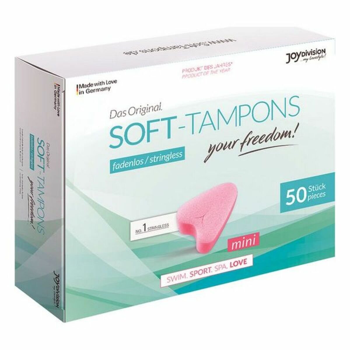 Hygienic Tampons Sport, Spa & Love Joydivision 6305860000 50 Units - JOSEPH BEAUTY