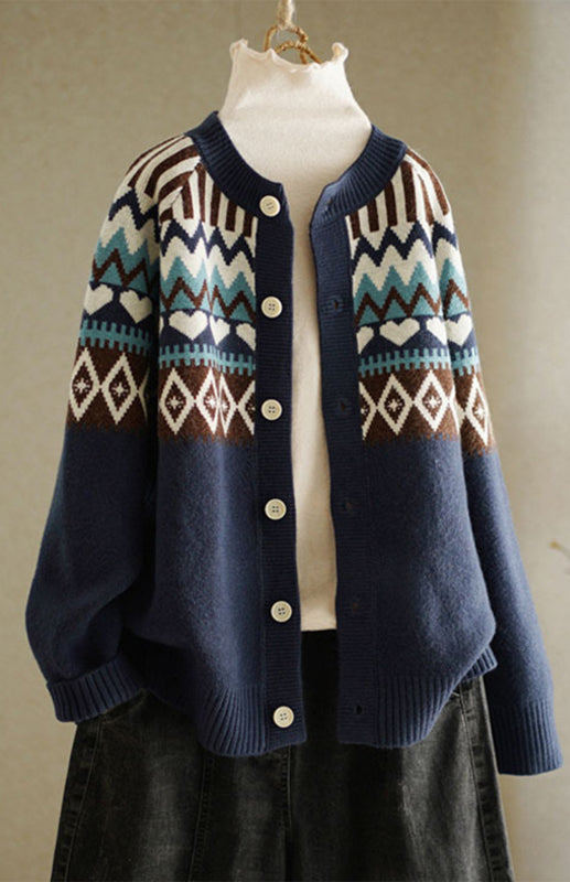 Spring New Loose Sweater Coat Cardigan